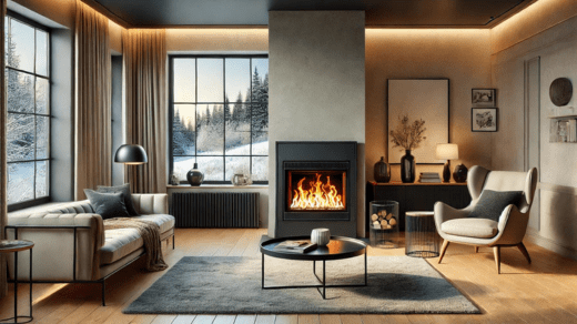 free standing gas fires